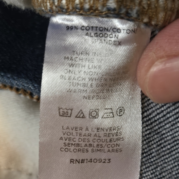 Guc Loft Sz 10 Skinny Women's Jeans W Stitch Details. Slit At Ankle. - Picture 7 of 13